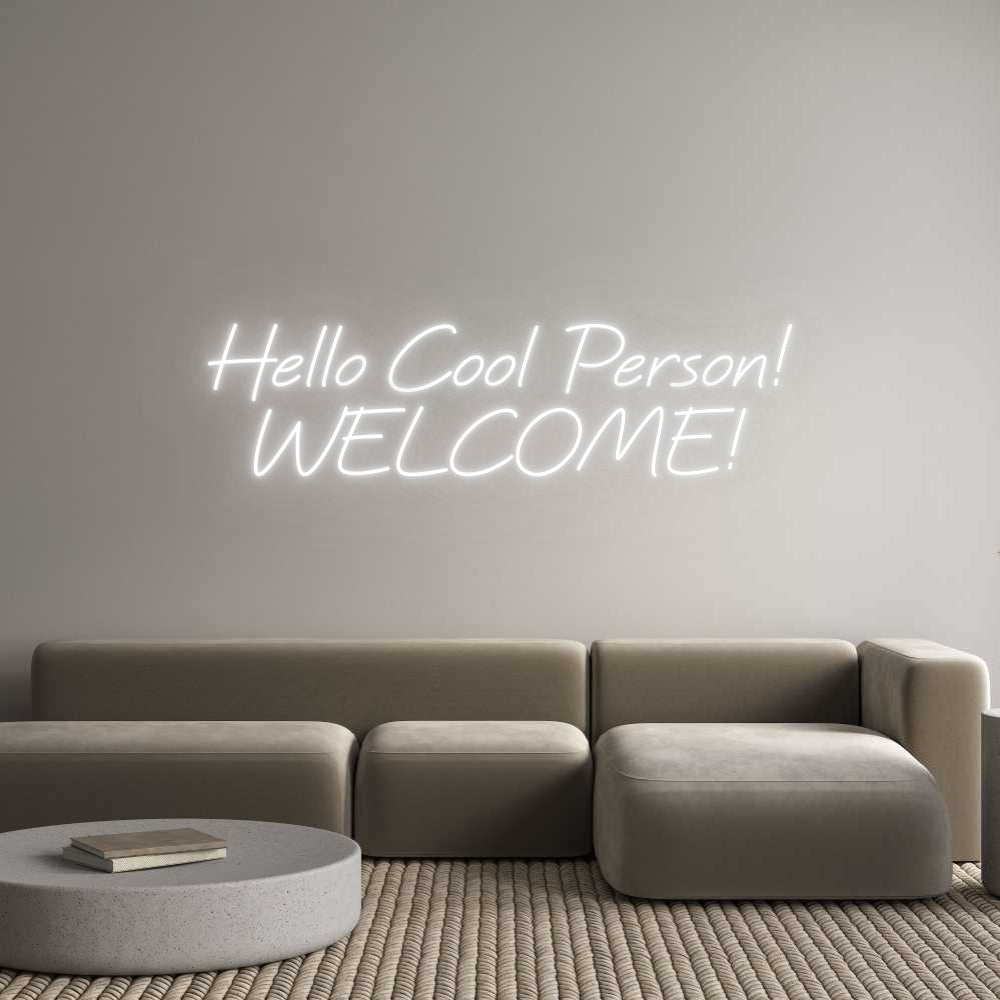 Custom Neon: Hello Cool Pe...