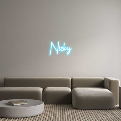 Custom Neon: Nicky
