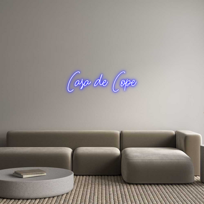 Custom Neon: Casa de Cope