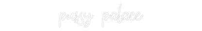 Custom Neon: pussy palace