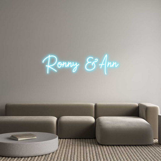 Custom Neon: Ronny &Ann