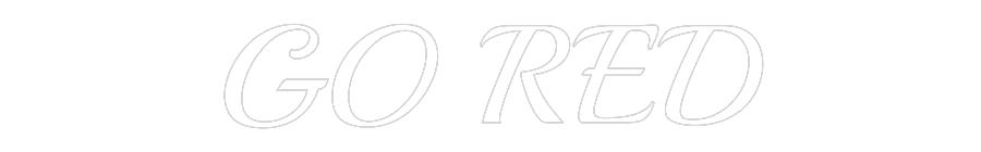 Custom Neon: GO RED