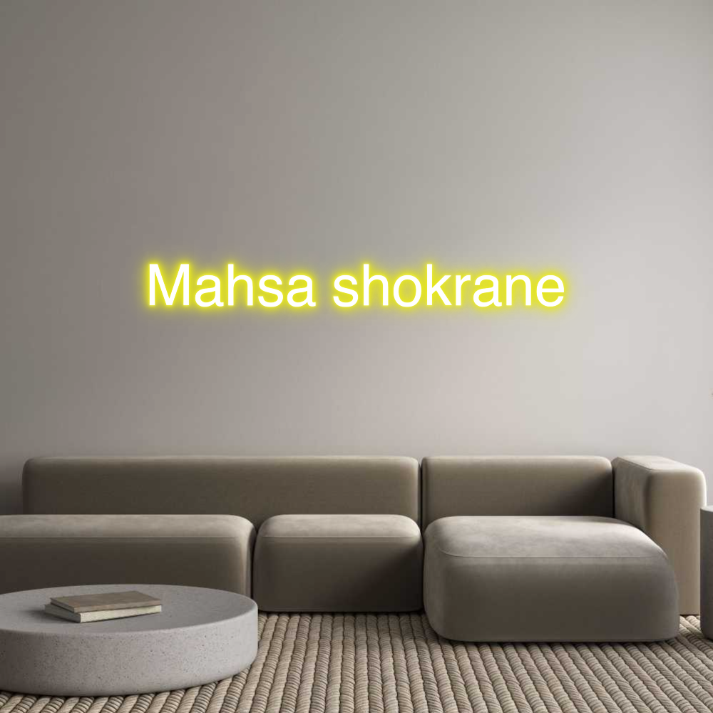 Custom Neon: Mahsa shokrane