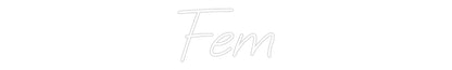 Custom Neon: Fem