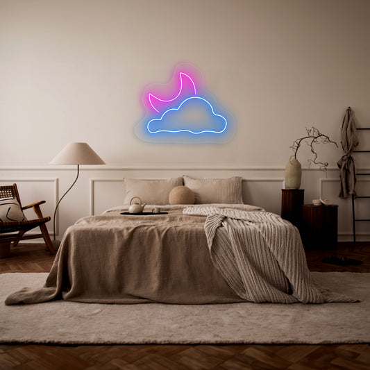 Night Time Neon Sign