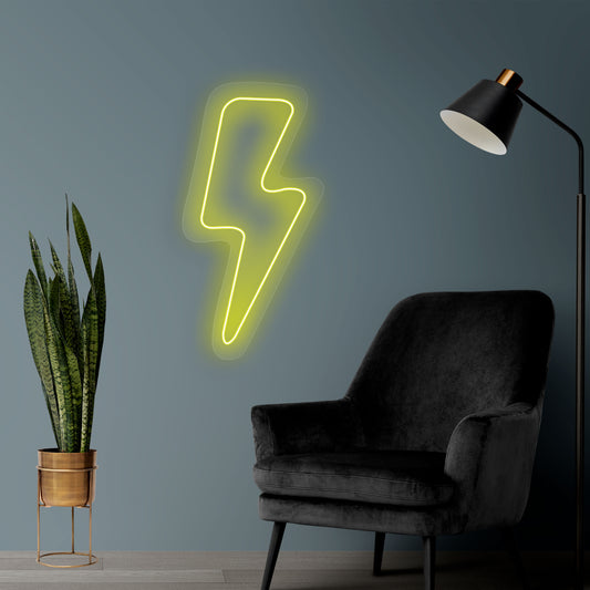 Lightning Bolt Neon Sign