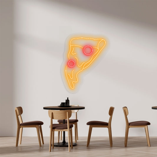 Pizza Slice Neon Sign