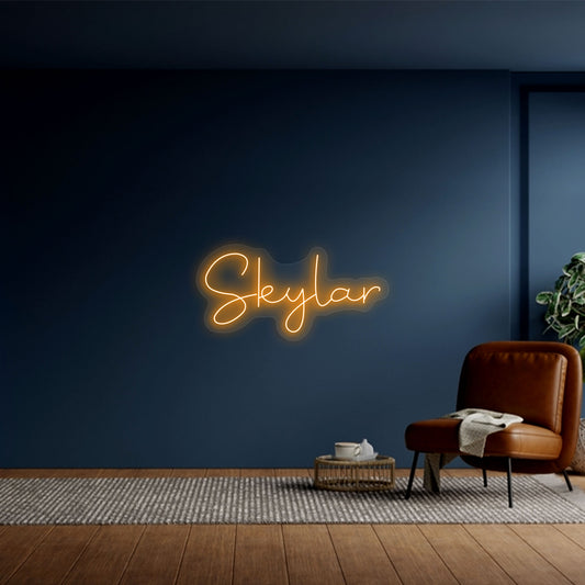 Skylar Neon Sign