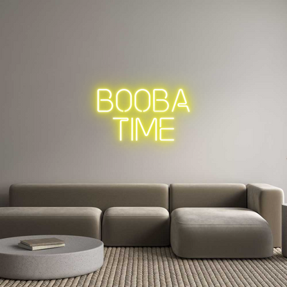 Custom Neon: Booba
Time