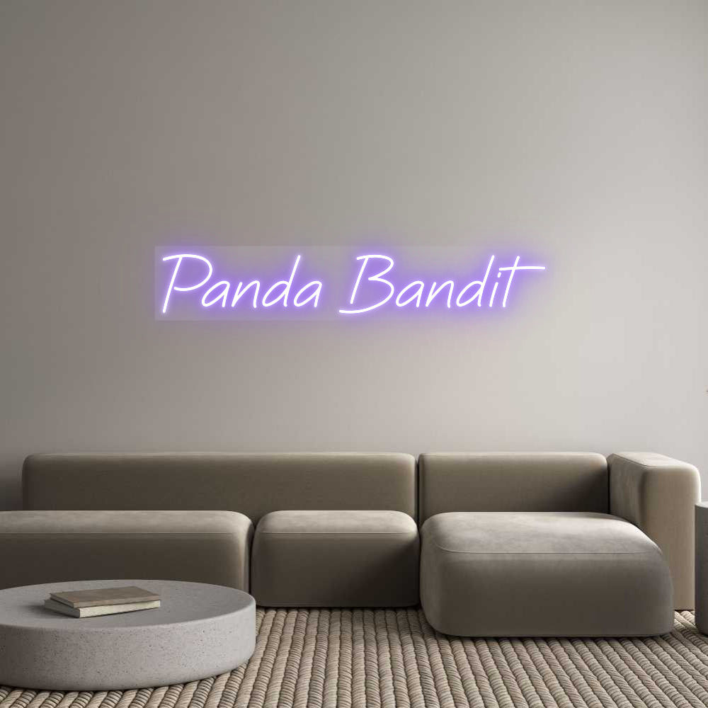 Custom Neon: Panda Bandit