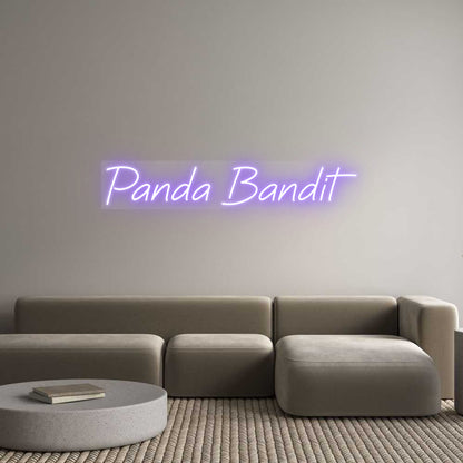 Custom Neon: Panda Bandit