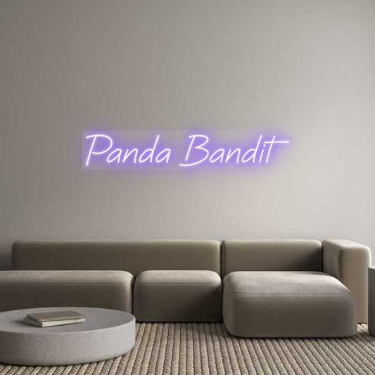 Custom Neon: Panda Bandit