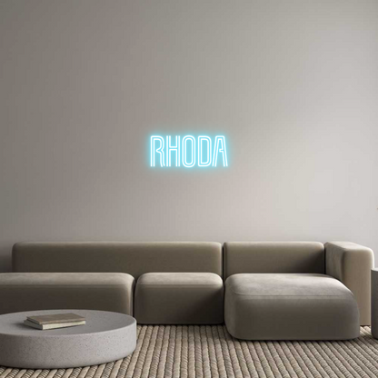 Custom Neon: RHODA