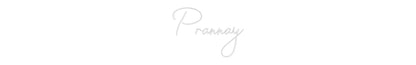 Custom Neon: Prannay