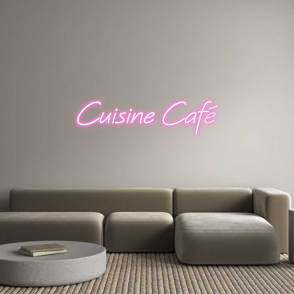 Custom Neon: Cuisine Café