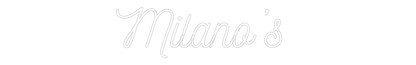 Custom Neon: Milano’s