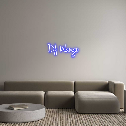 Custom Neon: DJ Wango