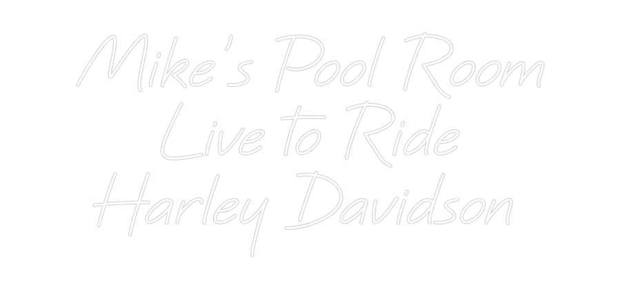 Custom Neon: Mike's Pool R...