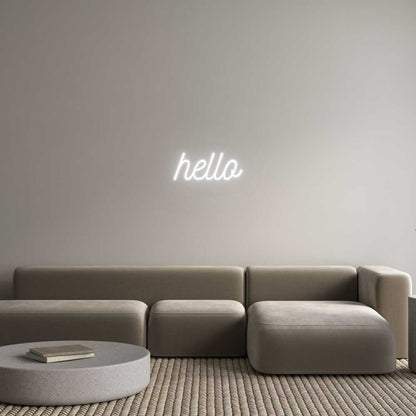 Custom Neon: hello