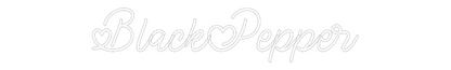 Custom Neon: BlackPepper