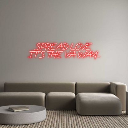 Custom Neon: SPREAD LOVE ...