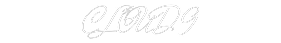 Custom Neon: CLOUD 9