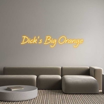 Custom Neon: Dick’s Big Or...