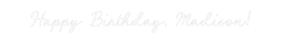 Custom Neon: Happy Birthda...