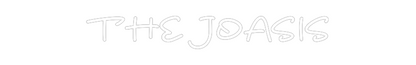 Custom Neon: THE JOASIS