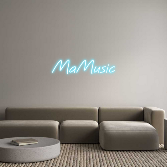 Custom Neon: MaMusic