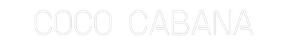 Custom Neon: Coco Cabana