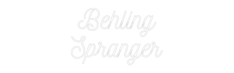 Custom Neon: Behling
Spra...