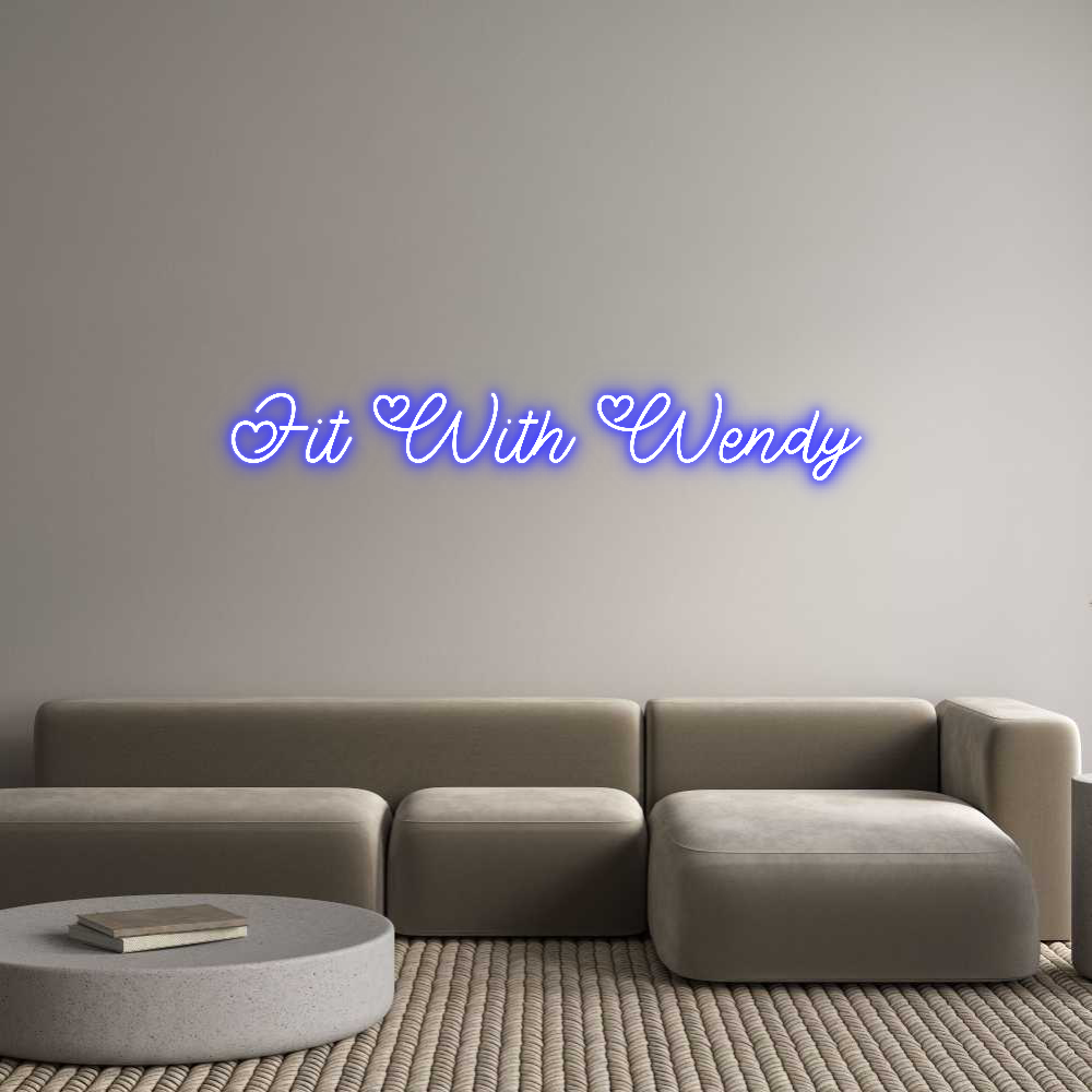 Custom Neon: Fit With Wendy