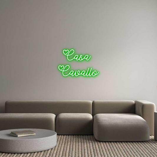 Custom Neon: Casa 
Cavallo