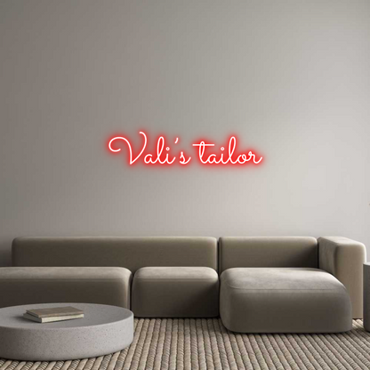 Custom Neon: Vali’s tailor