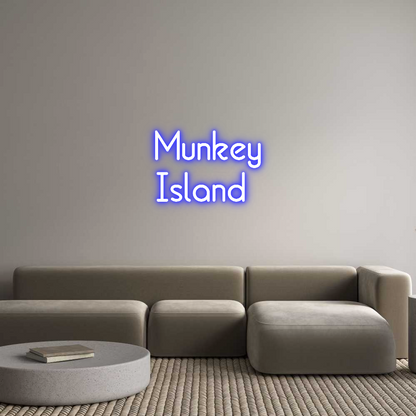 Custom Neon: Munkey
Island