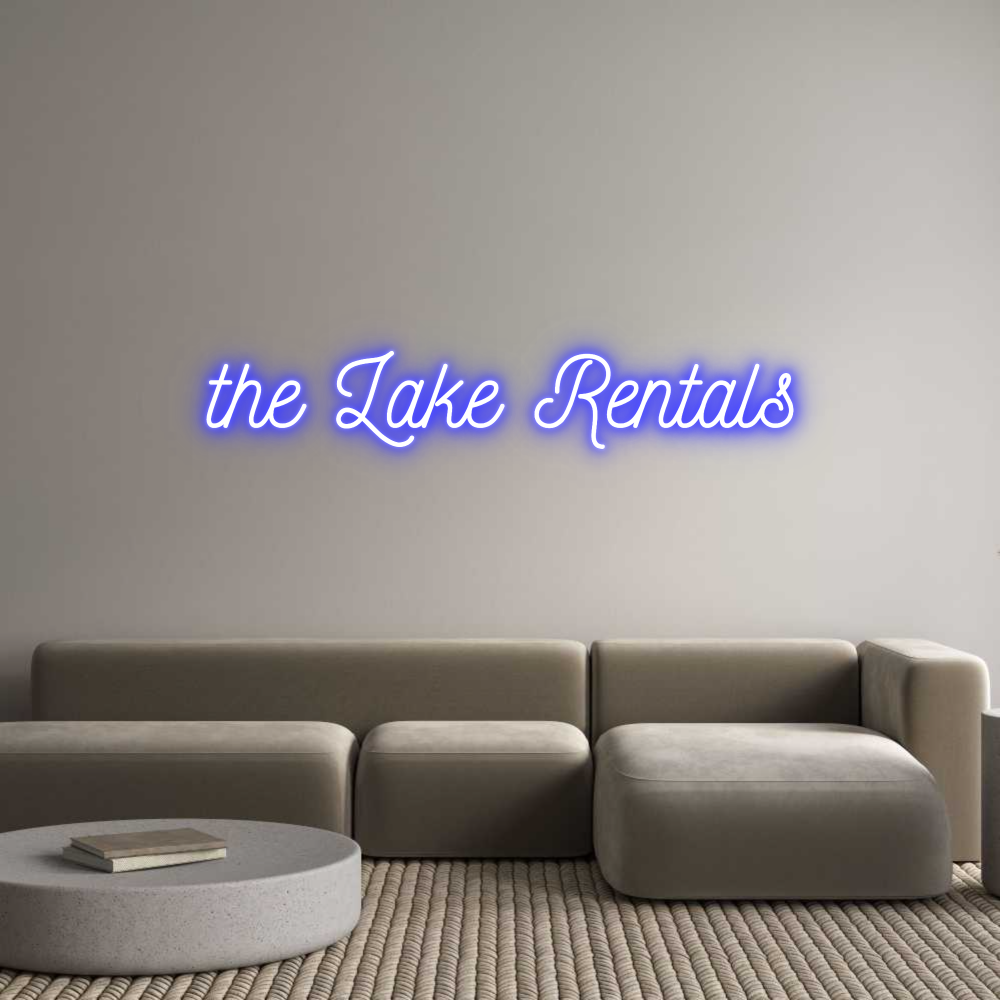 Custom Neon: the Lake Rent...