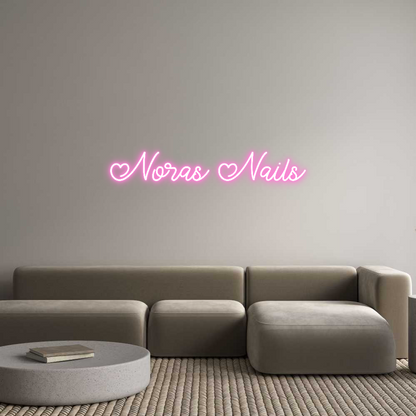 Custom Neon: Noras Nails