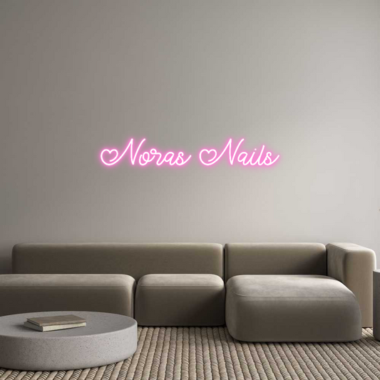 Custom Neon: Noras Nails