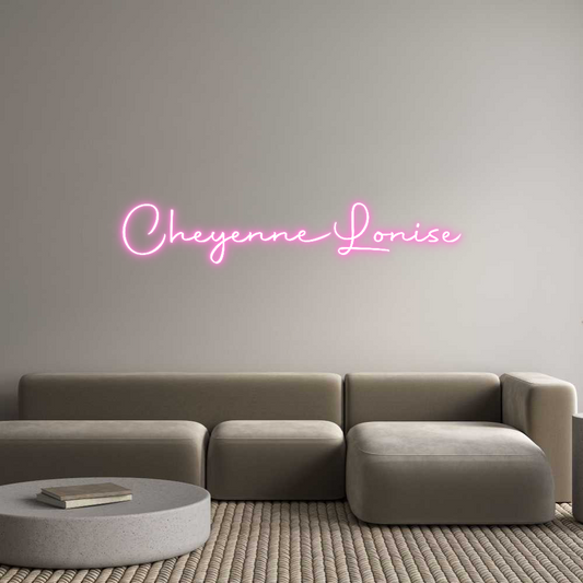 Custom Neon: Cheyenne Lonise