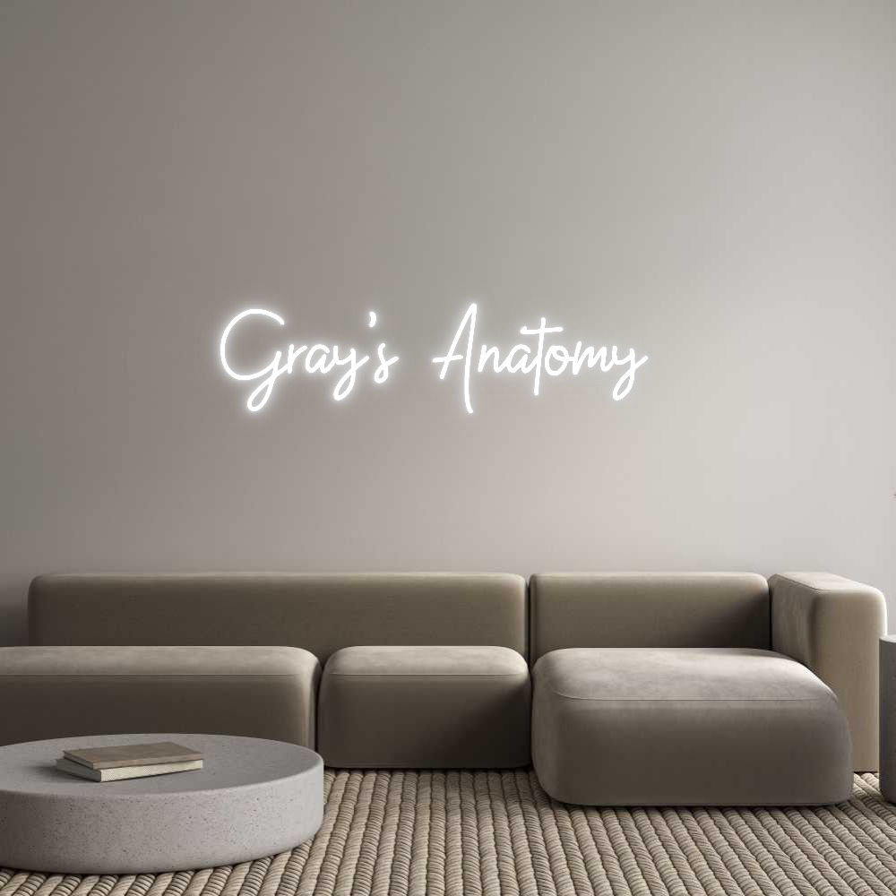 Custom Neon: Gray’s Anatomy