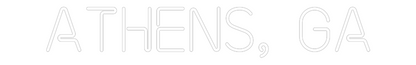 Custom Neon: Athens, GA