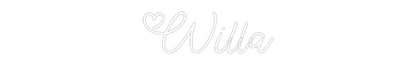 Custom Neon: Willa