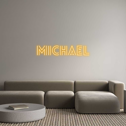 Custom Neon: Michael