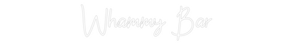 Custom Neon: Whammy Bar