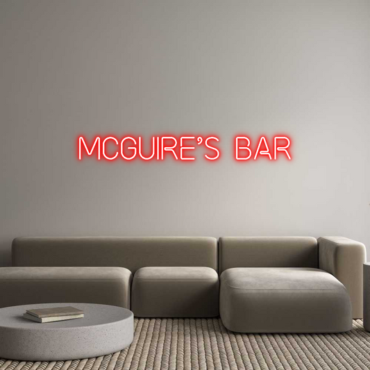 Custom Neon: McGuire’s Bar