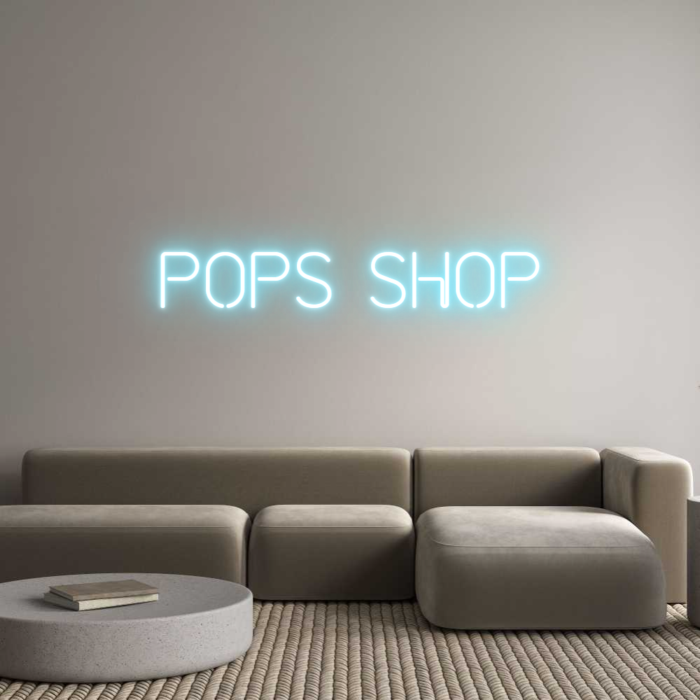 Custom Neon: Pops Shop