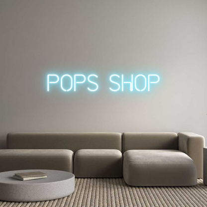 Custom Neon: Pops Shop