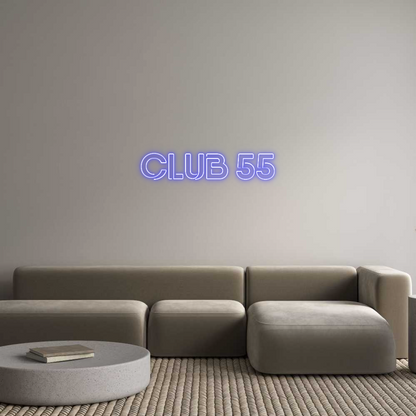 Custom Neon: CLUB 55