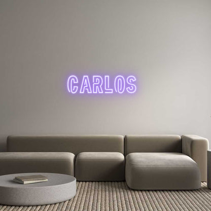 Custom Neon: CARLOS